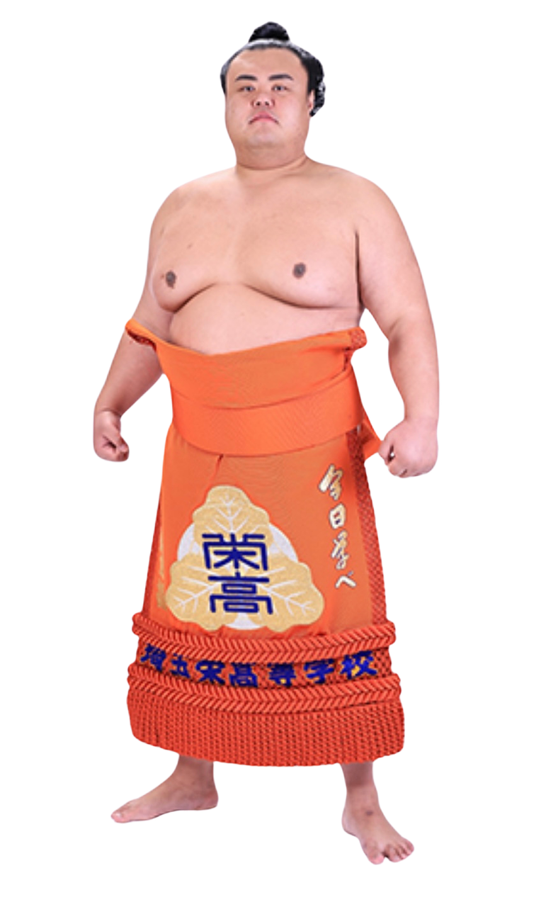 化粧まわし姿の英乃海